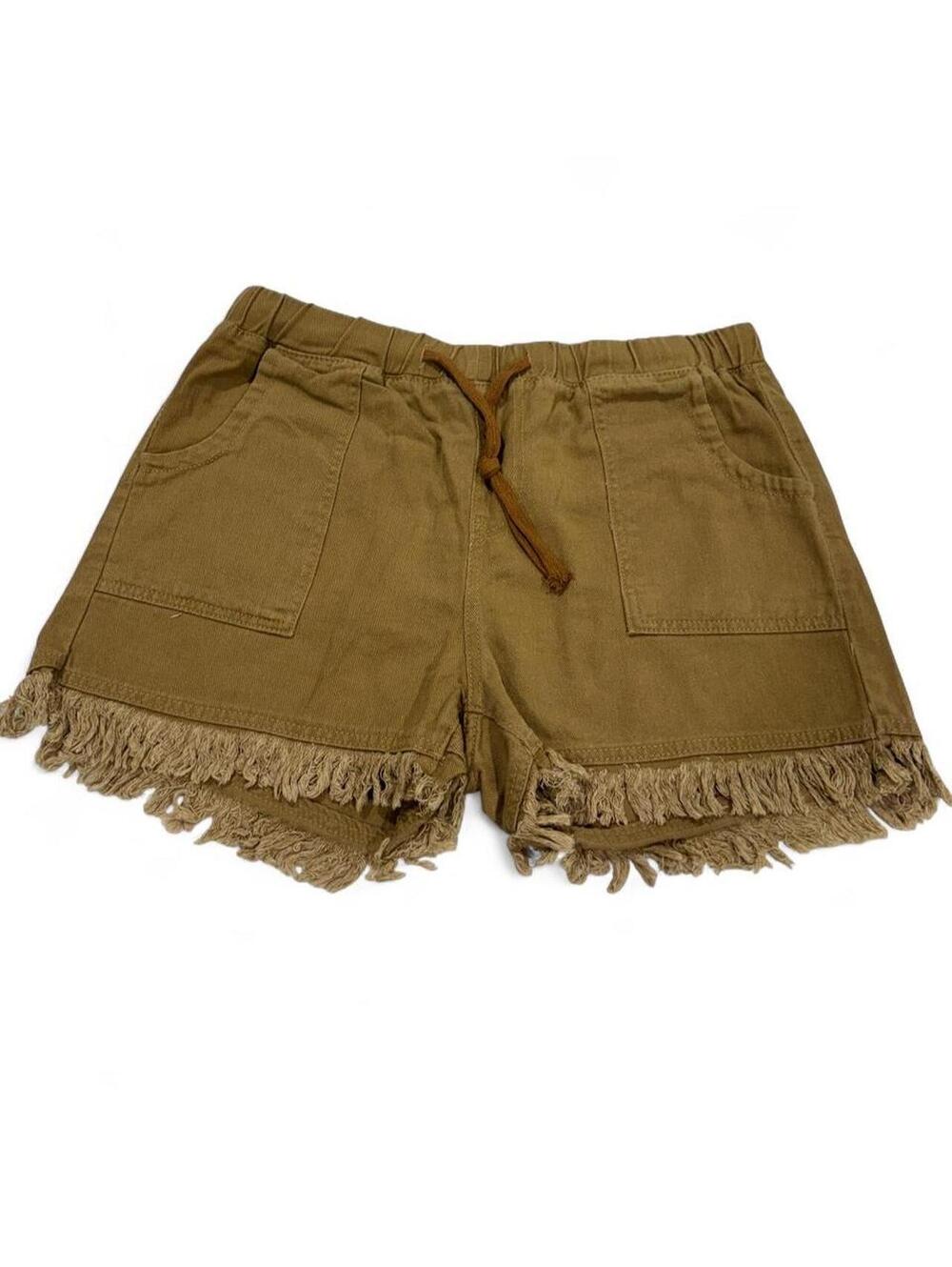Women's Tan and Brown Shorts